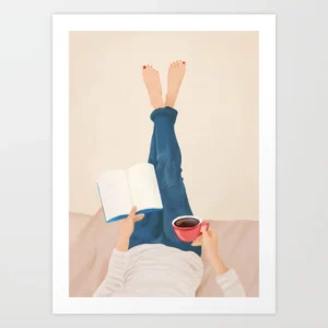 Morning Read Art Print