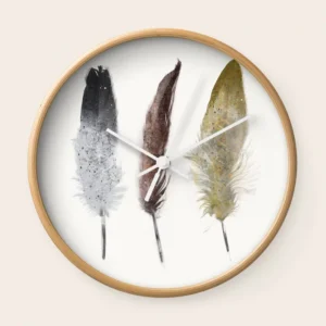 Home Is A Feeling Wall Clock